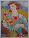 Arranging Lilies 1983-1a