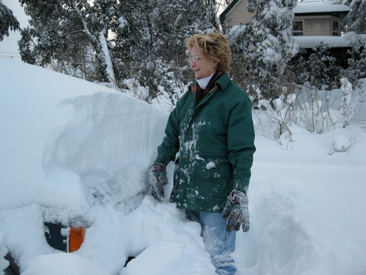 Suzie at Snow Car1a