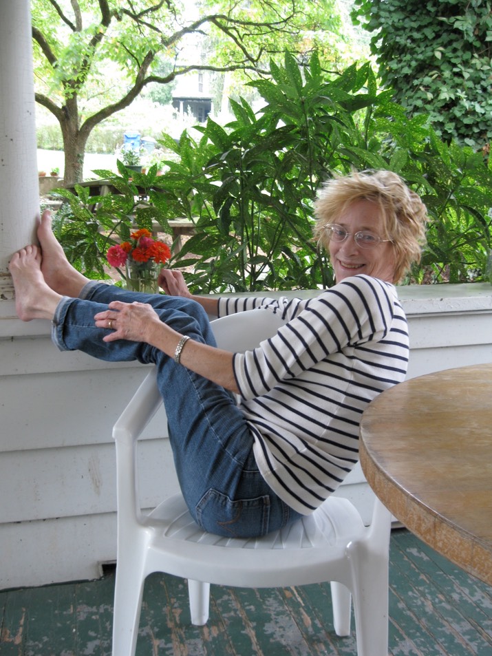 Suzie on Porch Chair1a