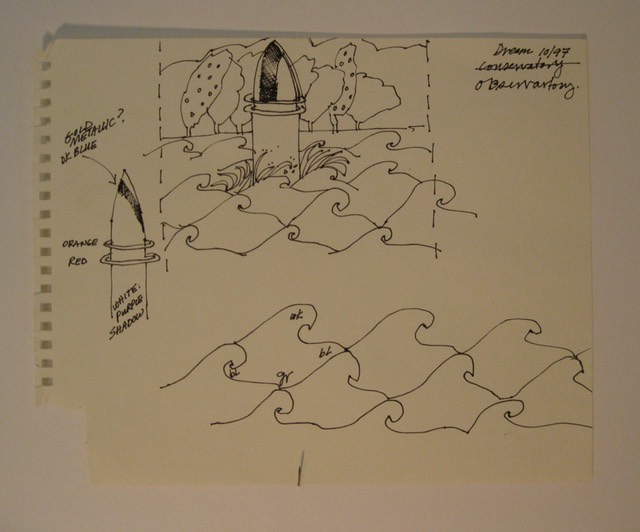 Observatory Dream Sketch #1 -1997-1a