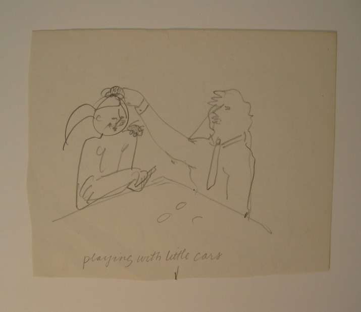 Playing with Little Cars Sketch1a