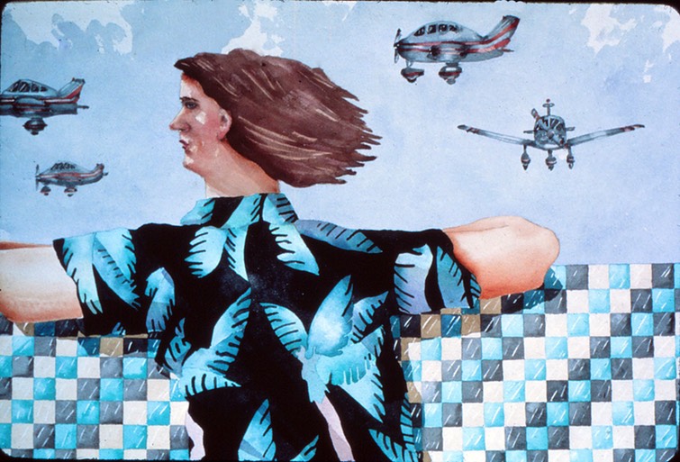 Watching Airplanes- Scan